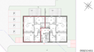 Grundriss Wohnung 1 - Neubau EG-Wohnung Nr. 1 mit Stellplatz und Terrasse zu verkaufen - ohne Provision!